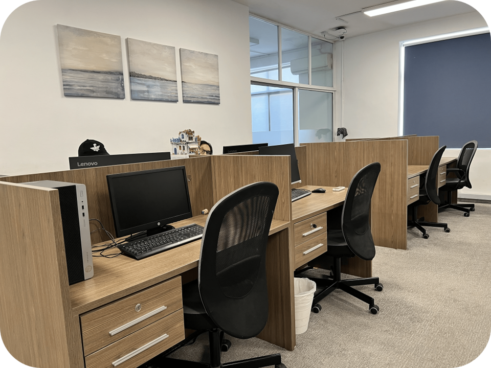 Recreation area at Rawaq Cowork House