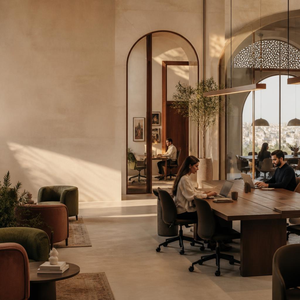 Rawaq Cowork flexible workspace in Amman